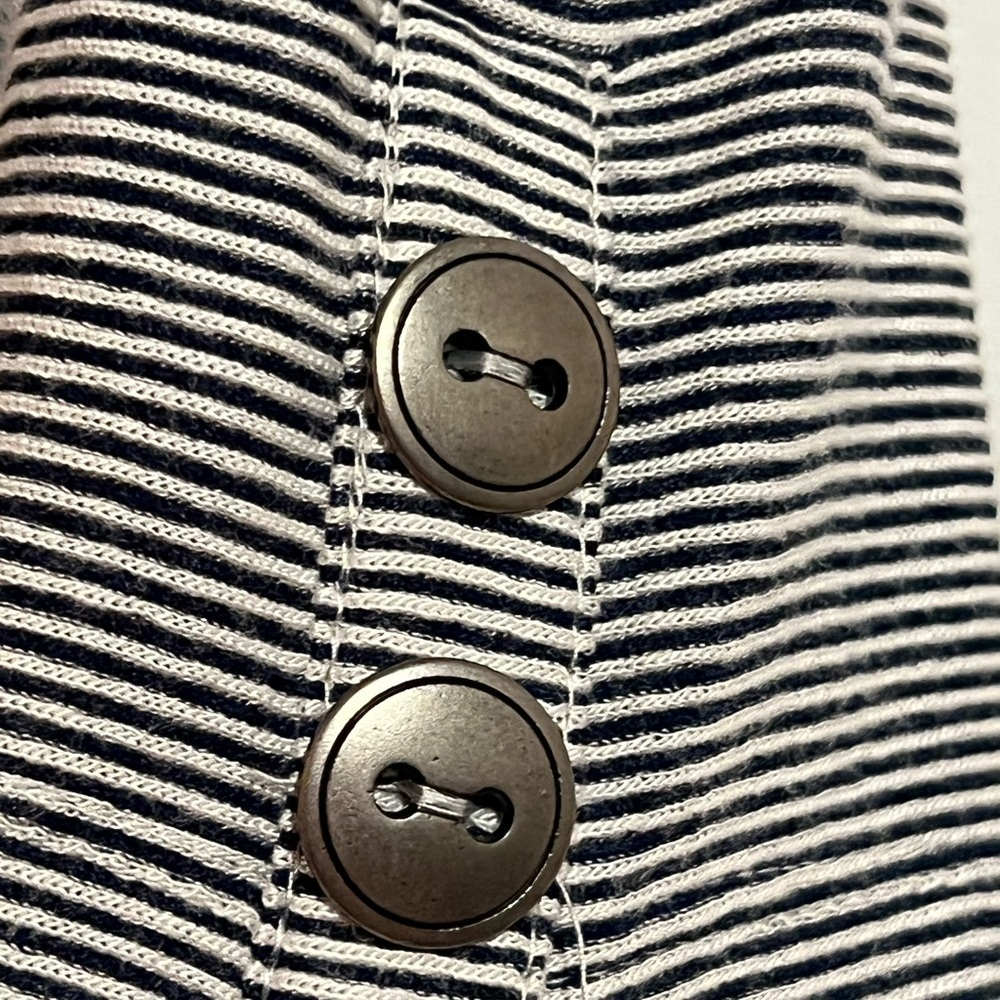 #36 CHRISTIAN SIRIANO • STRIPED BLOUSE • NWT - Picture 6 of 7